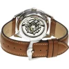 Montre LIP MANUFACTURE annapurna mixte automatique, bracelet cuir camel