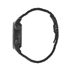Montre LIP MANUFACTURE type 14 homme automatique, bracelet acier inoxydable noir
