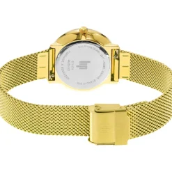 Montre Lip mixte acier doré