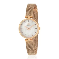 Montre MATY femme bracelet acier inoxydable rose