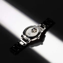 Montre MATY GM automatique cadran blanc bracelet acier