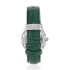 Montre MATY GM automatique cadran vert bracelet cuir vert