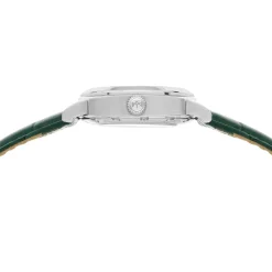 Montre MATY GM automatique cadran vert bracelet cuir vert