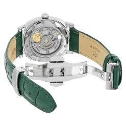 Montre MATY GM automatique cadran vert bracelet cuir vert