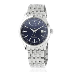 Montre MATY GM cadran bleu foncé bracelet acier