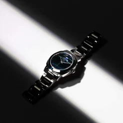 Montre MATY GM cadran Lapis Lazuli bracelet acier