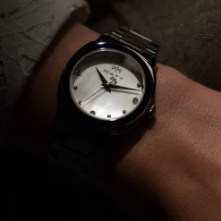 Montre MATY GM cadran nacre bracelet acier