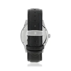 Montre MATY GM cadran noir bracelet cuir noir