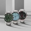 Montre MATY GM chronographe cadran noir bracelet acier