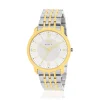 Montre MATY homme, bracelet acier inoxydable bicolore