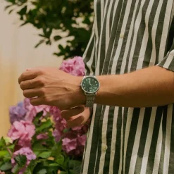 Montre MATY homme, bracelet acier inoxydable