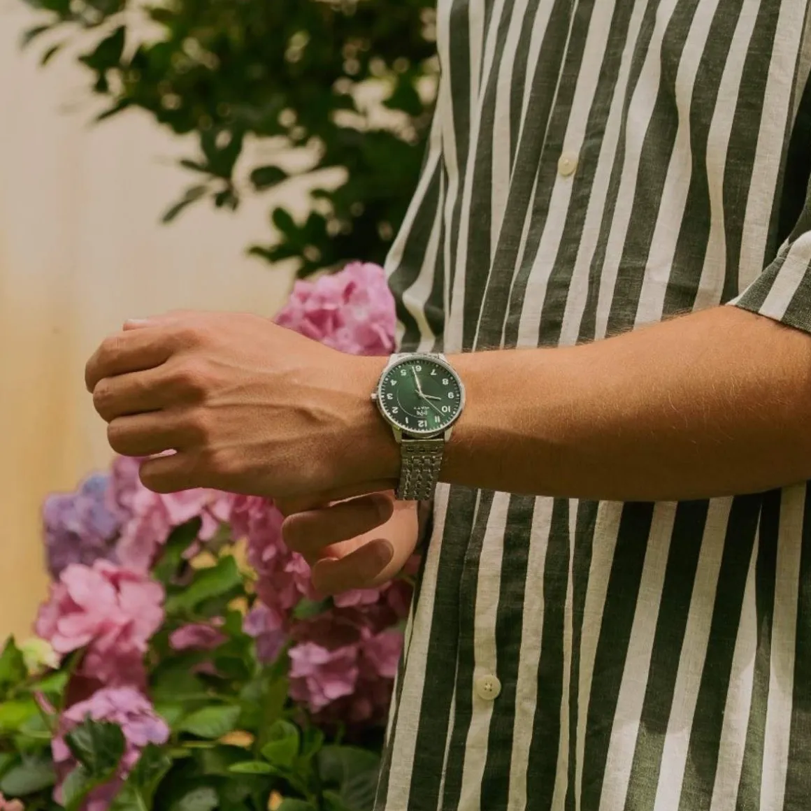 Montre MATY homme, bracelet acier inoxydable