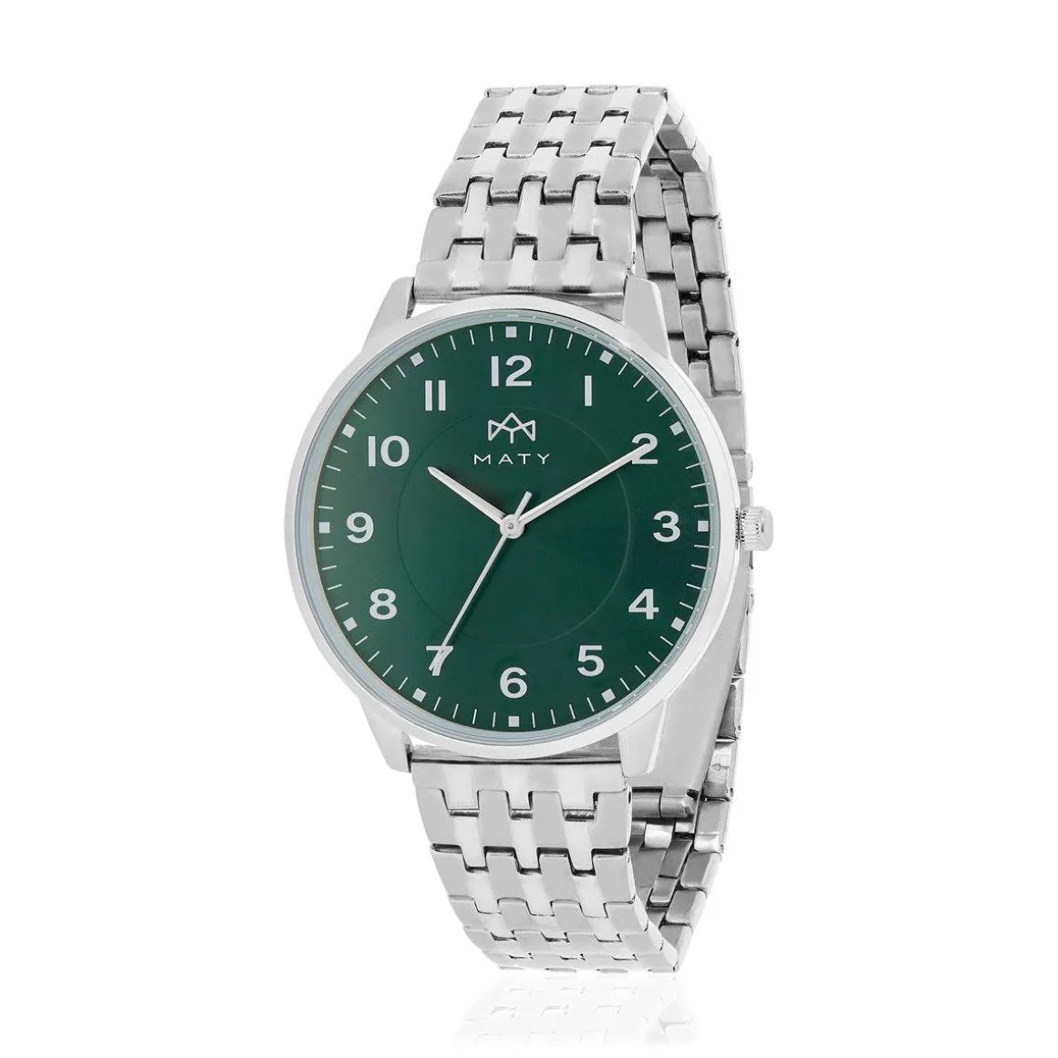 Montre MATY homme, bracelet acier inoxydable