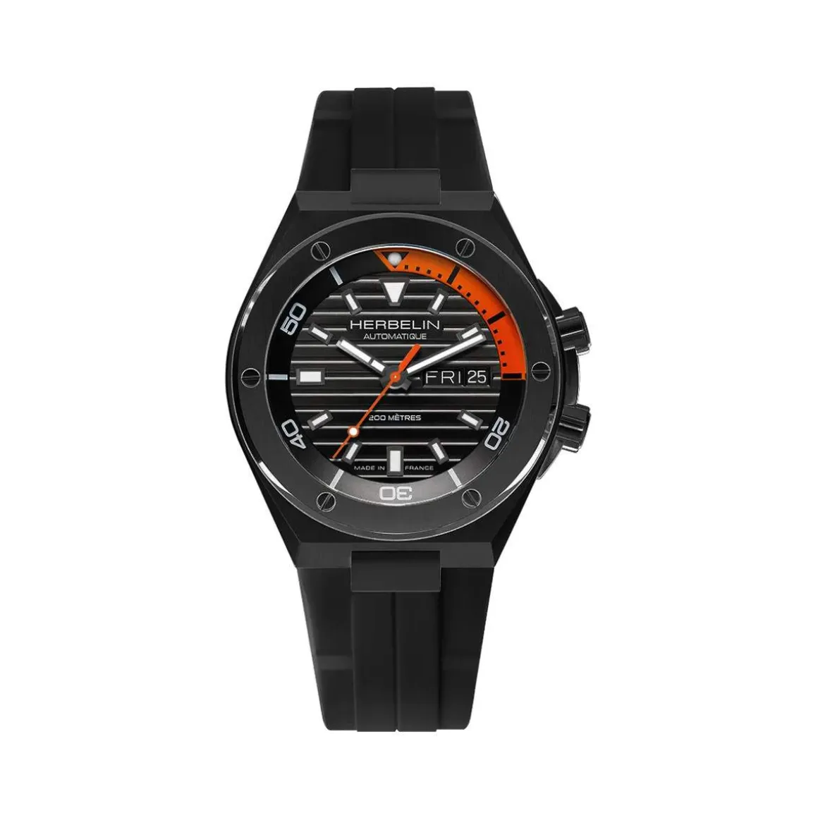 Montre MICHEL HERBELIN cap camarat homme bracelet caoutchouc