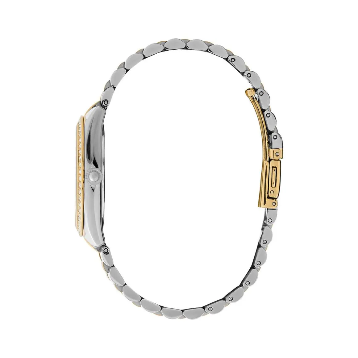 Montre OLIVIA BURTON femme bracelet acier inoxydable doré jaune