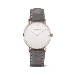 Montre Paul Hewitt femme acier cuir gris