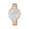 Montre Pulsar femme acier doré rose
