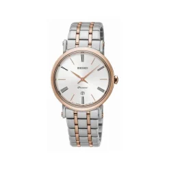 Montre Seiko femme bicolore doré rose