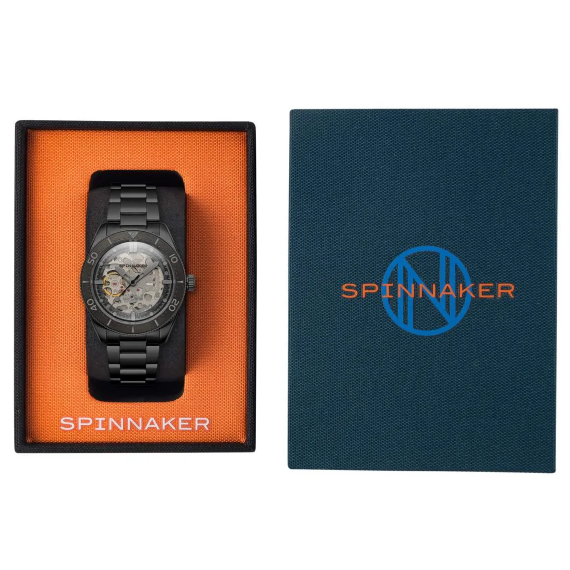 Montre SPINNAKER Midcroft homme automatique bracelet acier noir