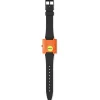 Montre SWATCH break free homme bracelet matériau biosourcé noir