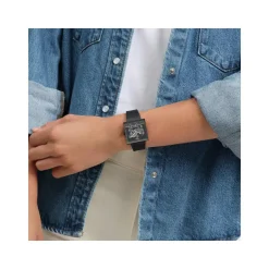 Montre SWATCH break free homme bracelet matériau biosourcé noir