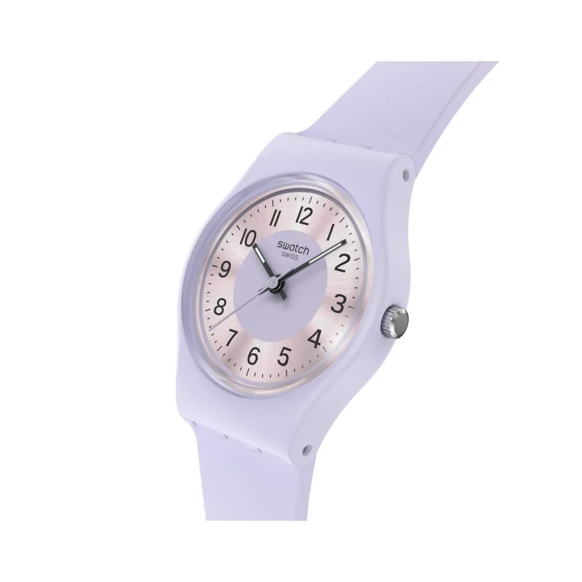 Montre SWATCH essentials femme cadran violet bracelet silicone violet