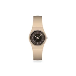 Montre SWATCH essentials femme cadran marron bracelet silicone brun