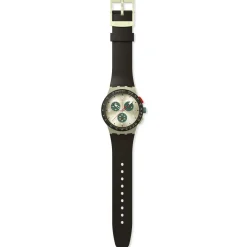 Montre SWATCH essentials homme bracelet silicone brun