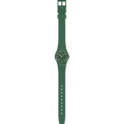 Montre SWATCH essentials homme bracelet matériau biosourcé vert