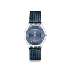 Montre SWATCH essentials homme bracelet acier inoxydable bleu
