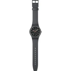 Montre SWATCH essentials homme bracelet matériau biosourcé gris