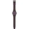 Montre SWATCH essentials mixte bracelet plastique marron