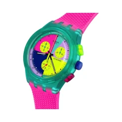 Montre SWATCH mixte bracelet silicone rose