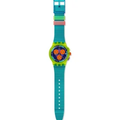 Montre SWATCH mixte bracelet silicone vert