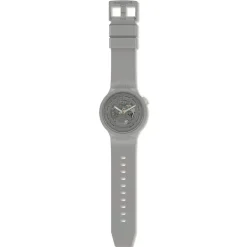 Montre Swatch mixte matériau biosourcé gris