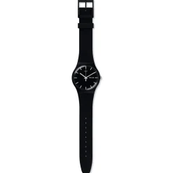 Montre SWATCH New gent biosourced Mono black homme bracelet matériau biosourcé noir