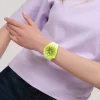 Montre SWATCH scubaqua homme cadran jaune bracelet caoutchouc jaune