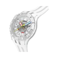Montre SWATCH scubaqua homme bracelet caoutchouc blanc
