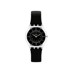 Montre SWATCH Skin classic biosourced Black classiness homme bracelet matériau biosourcé noir