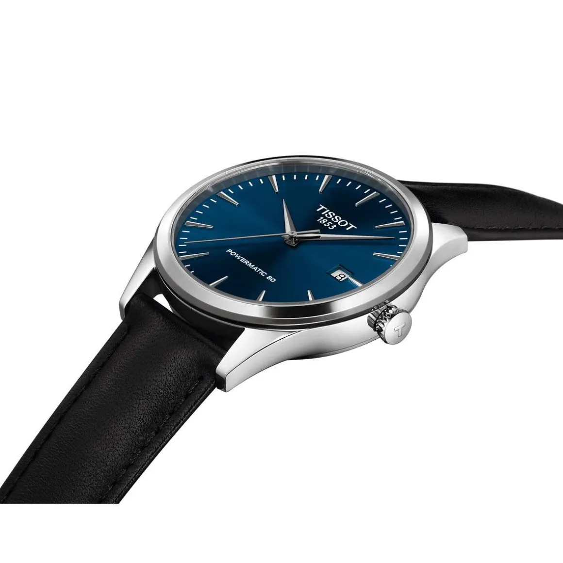 Montre TISSOT classic dream homme automatique, bracelet cuir noir