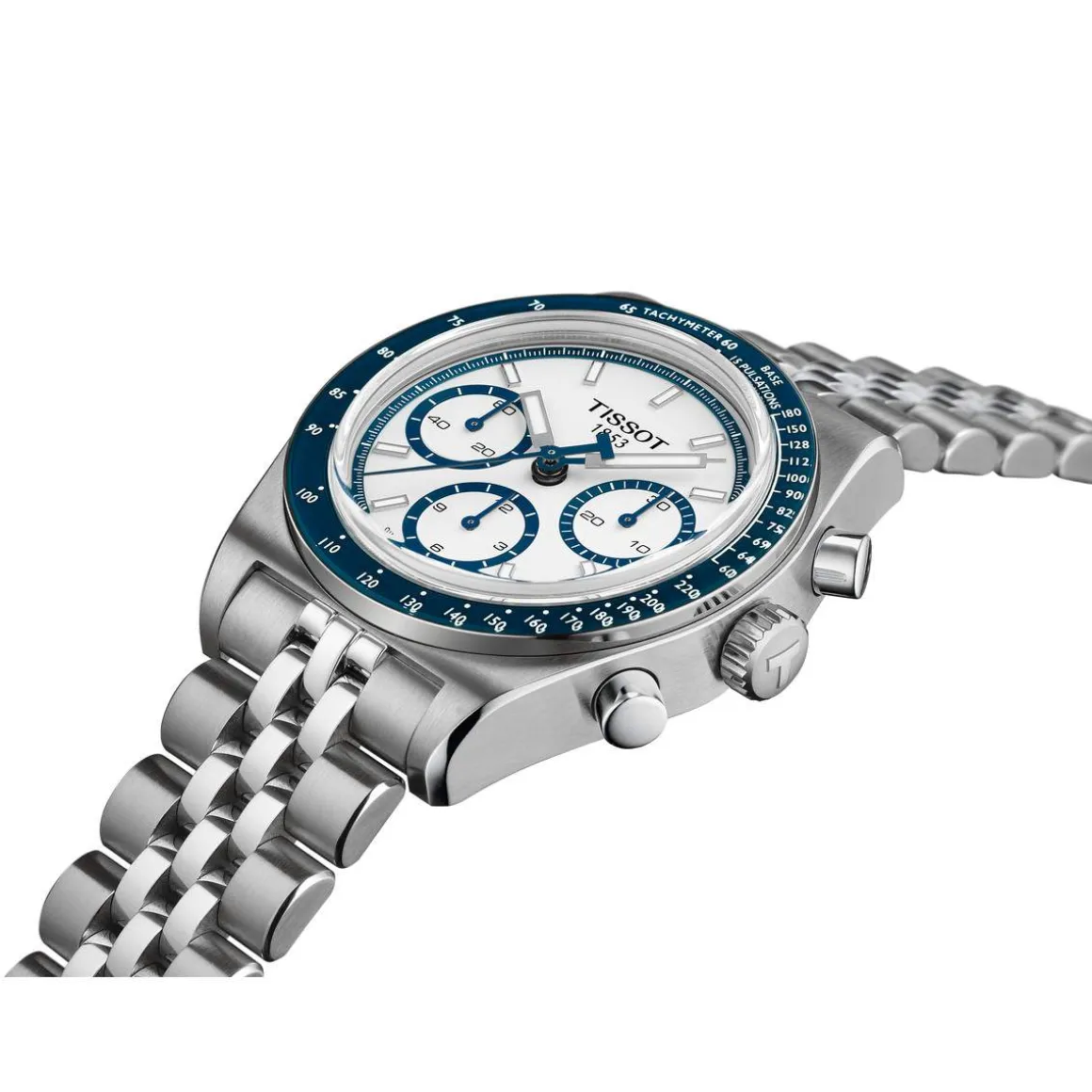 Montre TISSOT PR516 homme automatique, bracelet acier inoxydable