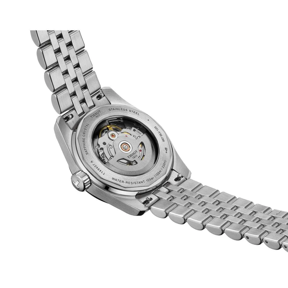 Montre TISSOT pr516 homme automatique, bracelet acier inoxydable
