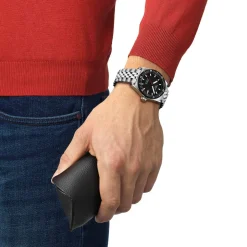 Montre TISSOT pr516 homme automatique, bracelet acier inoxydable