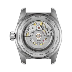 Montre TISSOT PR516 homme automatique, bracelet cuir marron