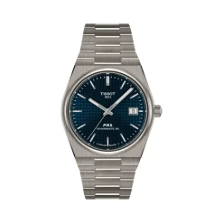 Montre TISSOT prx homme automatique, bracelet titane gris