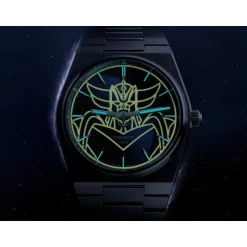 Montre TISSOT PRX UFO Robot Goldorak Edition limitée homme automatique cadran bleu, bracelet acier inoxydable