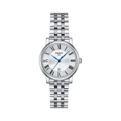 Montre TISSOT T-CLASSIC CARSON PREMIUM femme cadran gris bracelet acier inoxydable