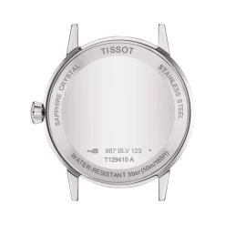 Montre TISSOT T-CLASSIC DREAM homme cadran noir bracelet cuir noir