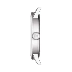 Montre TISSOT T-CLASSIC DREAM homme cadran noir bracelet cuir noir
