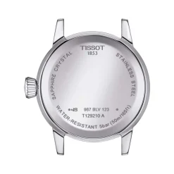 Montre TISSOT T-CLASSIC DREAM femme cadran blanc bracelet acier inoxydable
